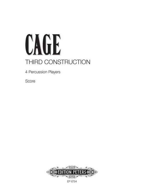 Third Construction (Score)