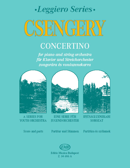 Concertino for piano and strings (Score and parts)