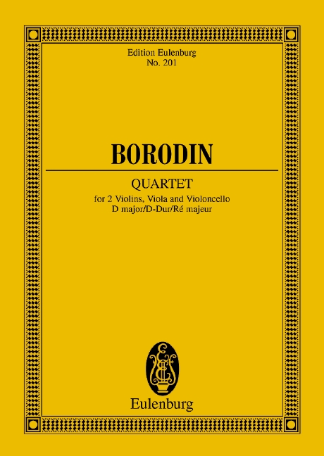 String quartet, no.2 D major (Study score)