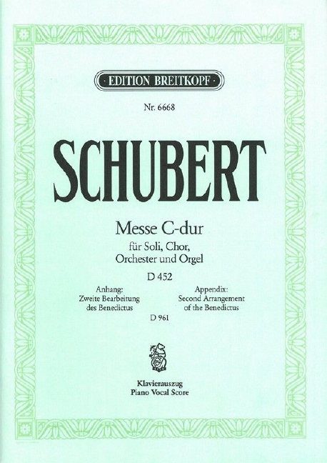 Mass in C major, D.452 [Op. 48] (Vocal score)