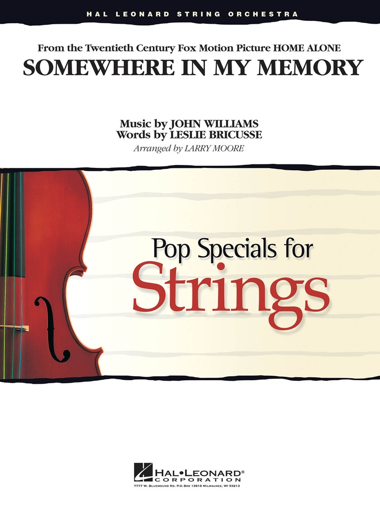 Somewhere in my memory (From 'Home Alone') (Score & parts)