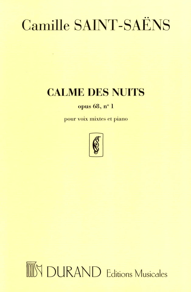 Calme des nuits, Opus 68 No.1