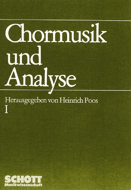 Chormusik und analyse (Book + Score)