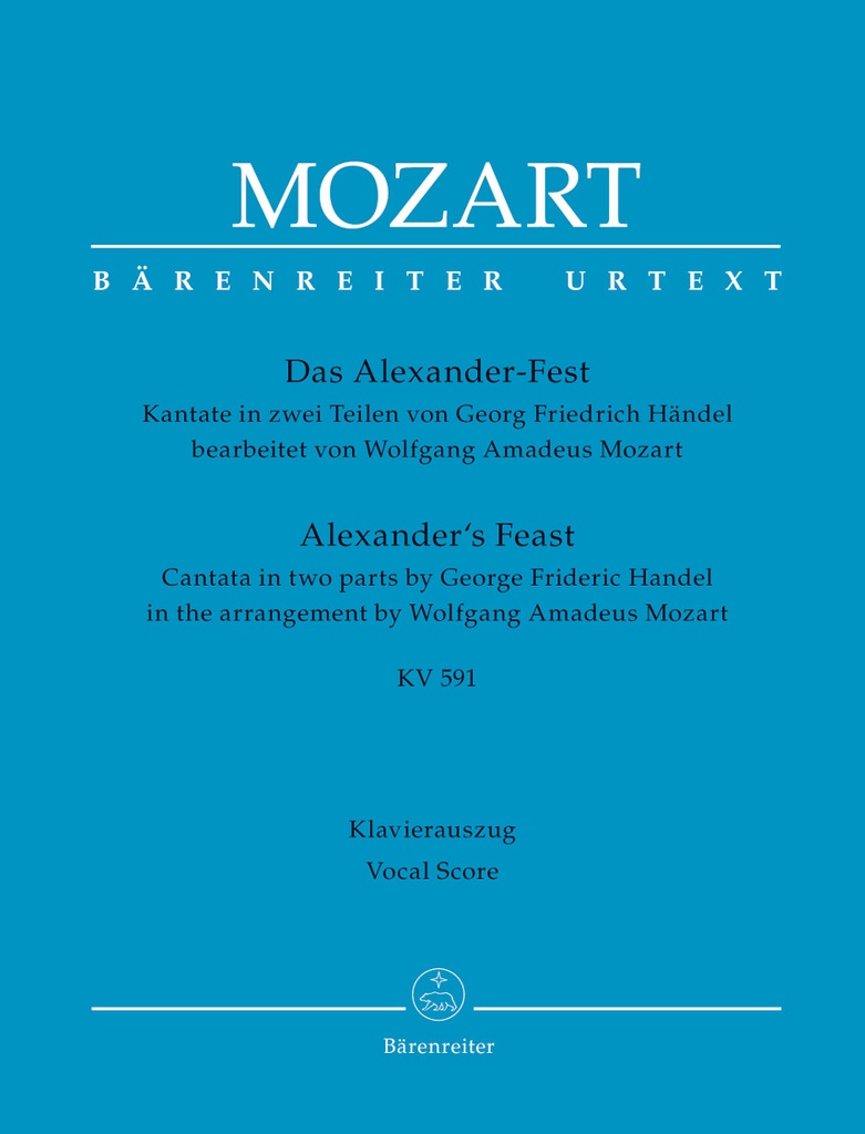 Das Alexander-Fest, KV.591 (Vocal score)