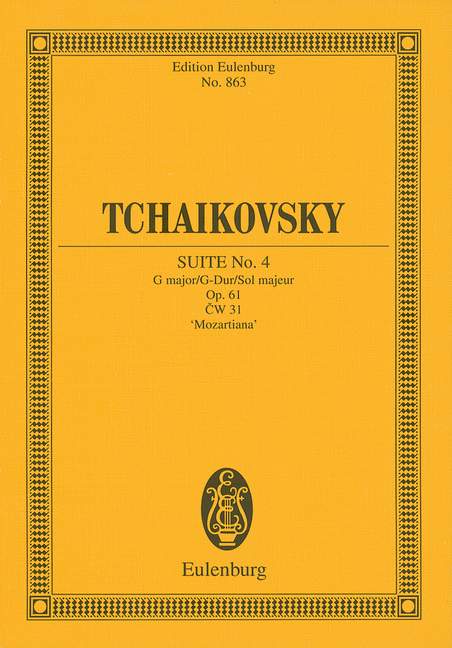 Suite Nr.4 G-Dur, Op.61 (Study score)