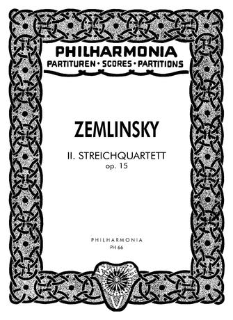 String quartet No.2, Op.15 (Study score)
