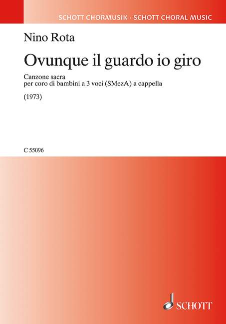 Ovunque il guardo io giro (Choral score)