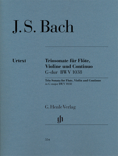 Trio Sonata for Flute, Violin and Continuo, BWV.1038