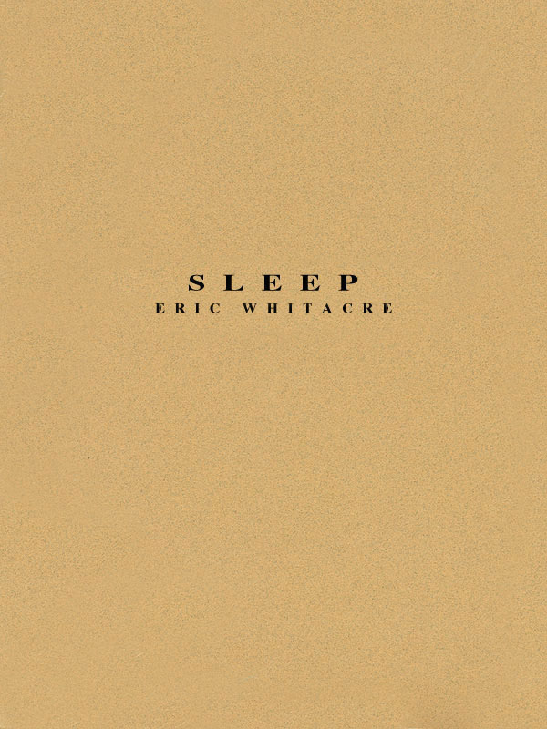 Sleep (Score and parts)