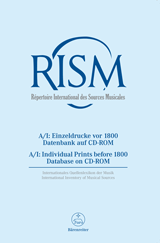 International Inventory of Musical Sources (RISM) - A/I