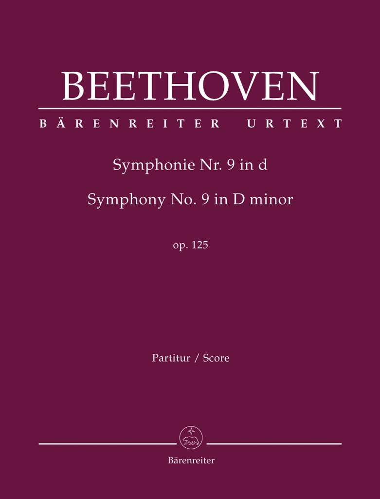 Symphony No.9 D minor, Op.125 (Full score)