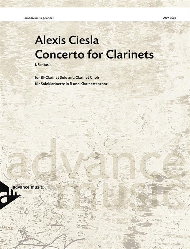 Concerto for Clarinets - Part 1 Fantasia (Score & parts)