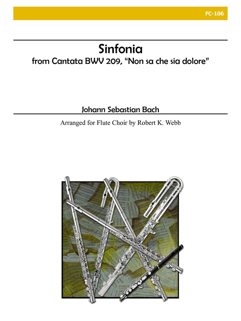 Sinfonia (from Non sa che sia dolore)  (Score & parts)