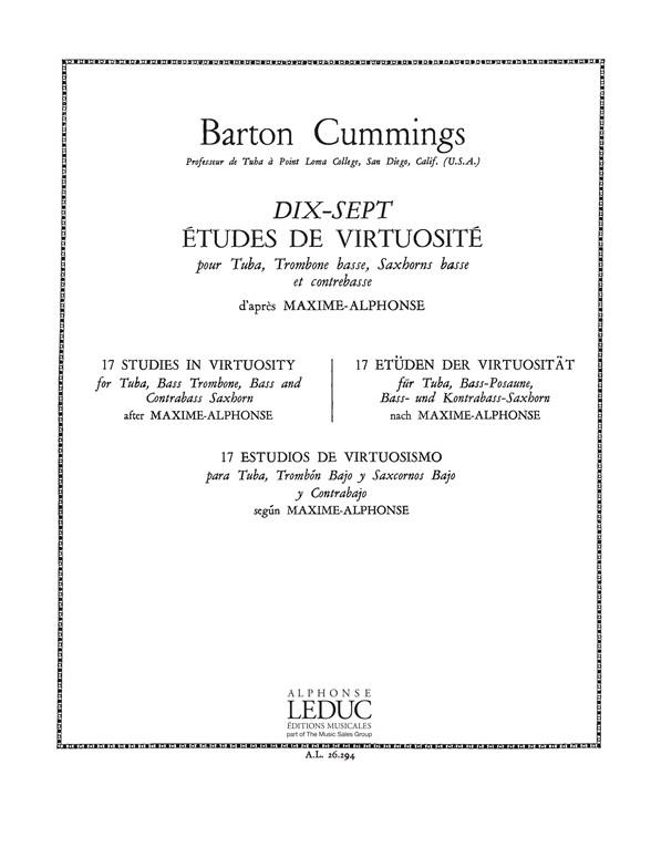 17 Etudes de Virtuosite