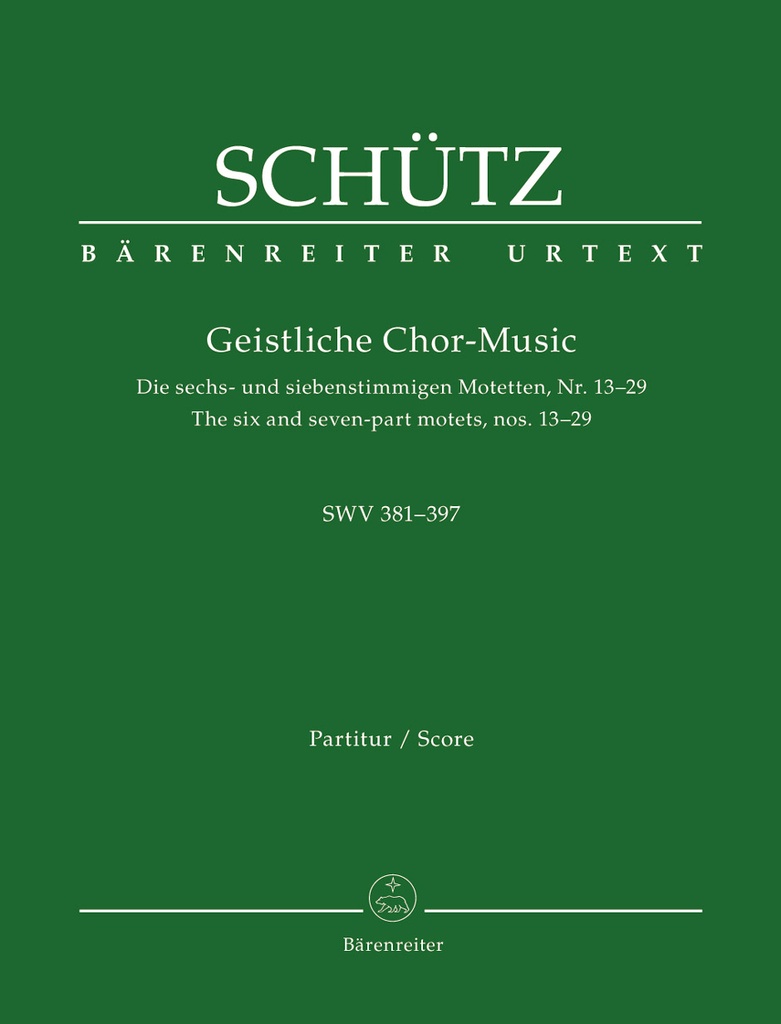 Sacred Choral Music, SWV.381-397 (Motets Nos.13-29)