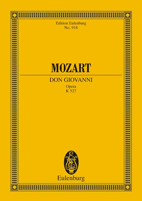 Don Giovanni (Study score)