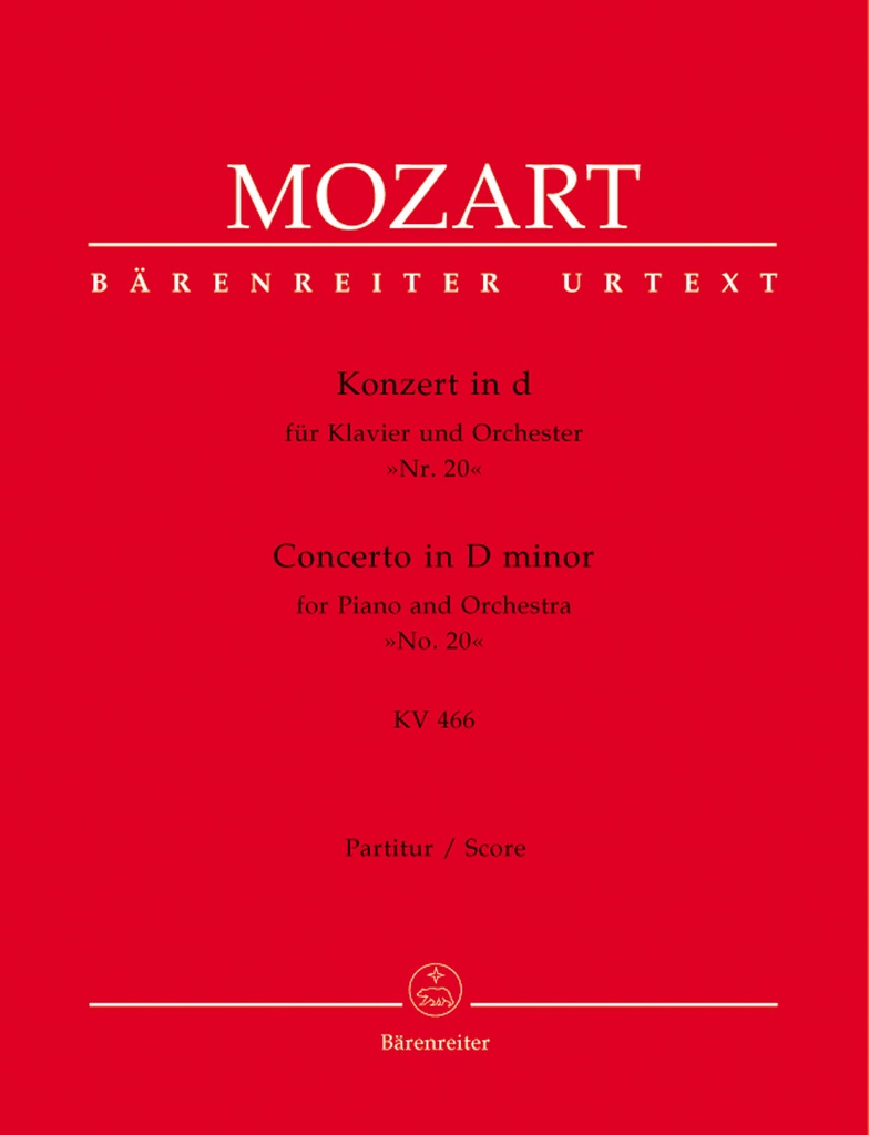 Concerto No.20 D minor, KV.466 (Full score)