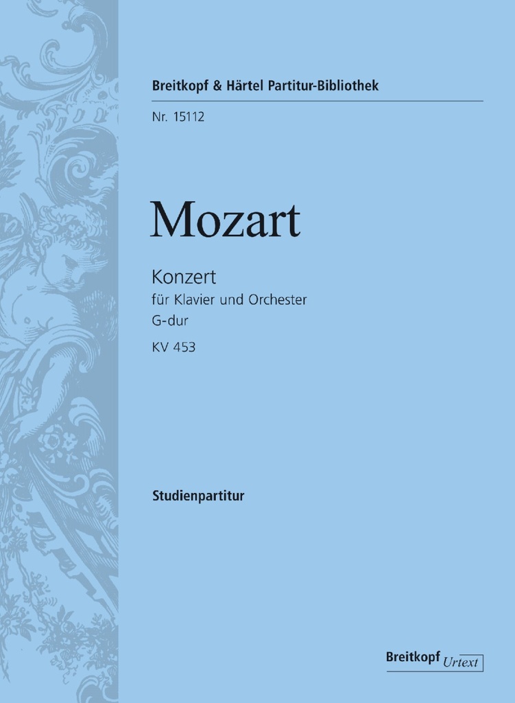 Piano Concerto [No. 17] in G major, KV.453 (Study score)