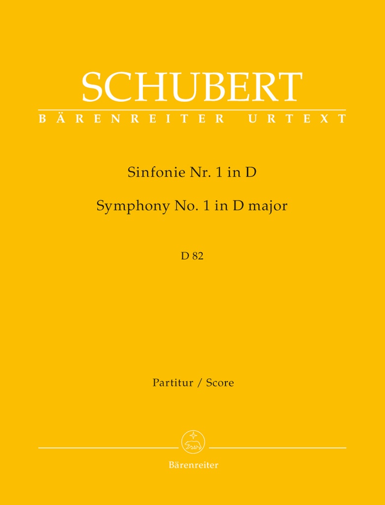 Symphony - No.1 D major, D.82 (Full score)