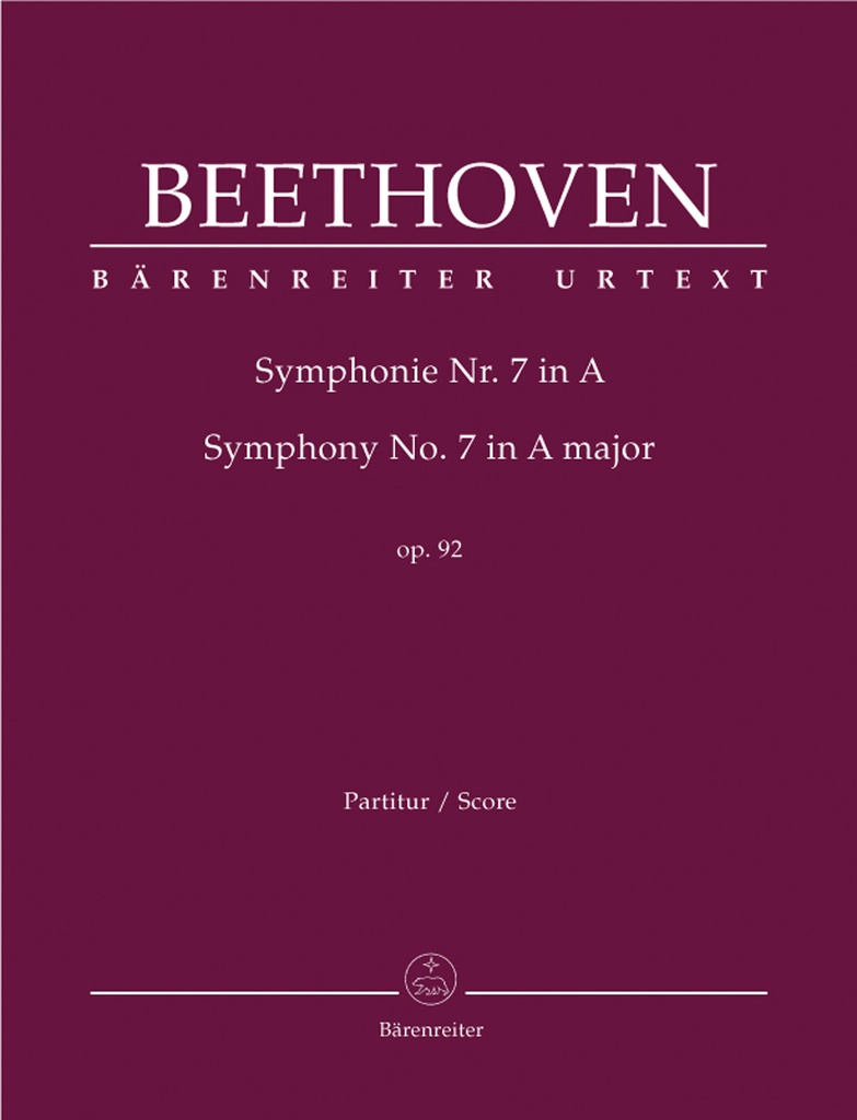 Symphony No.7 A major, Op.92  (Full score)