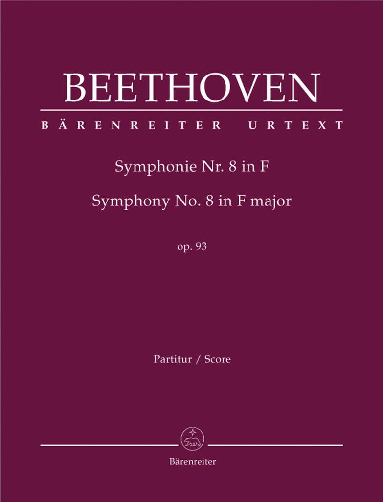 Symphony No.8 F major, Op.93 (Full score)