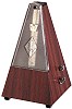 Metronoom Wittner Maelzel 855111 (Mahony-grain, kunststof, met bel)