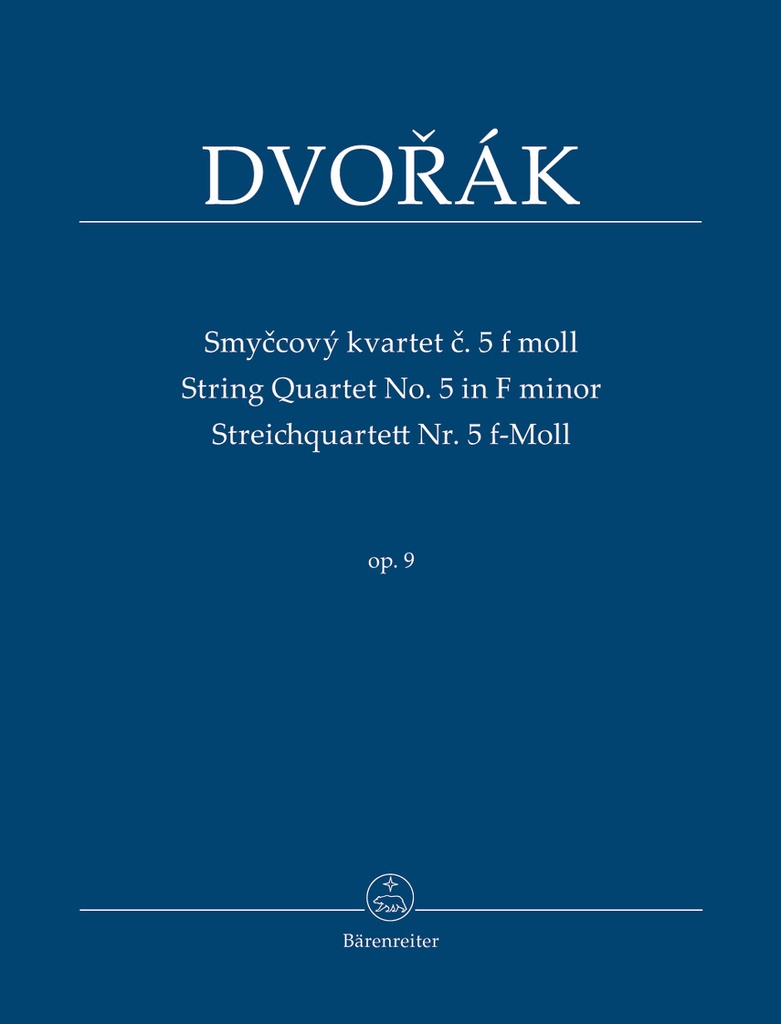 String Quartet No.5 in F minor, Op.9 (Study score)