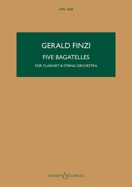 5 Bagatelles, Op.23a (Study score)