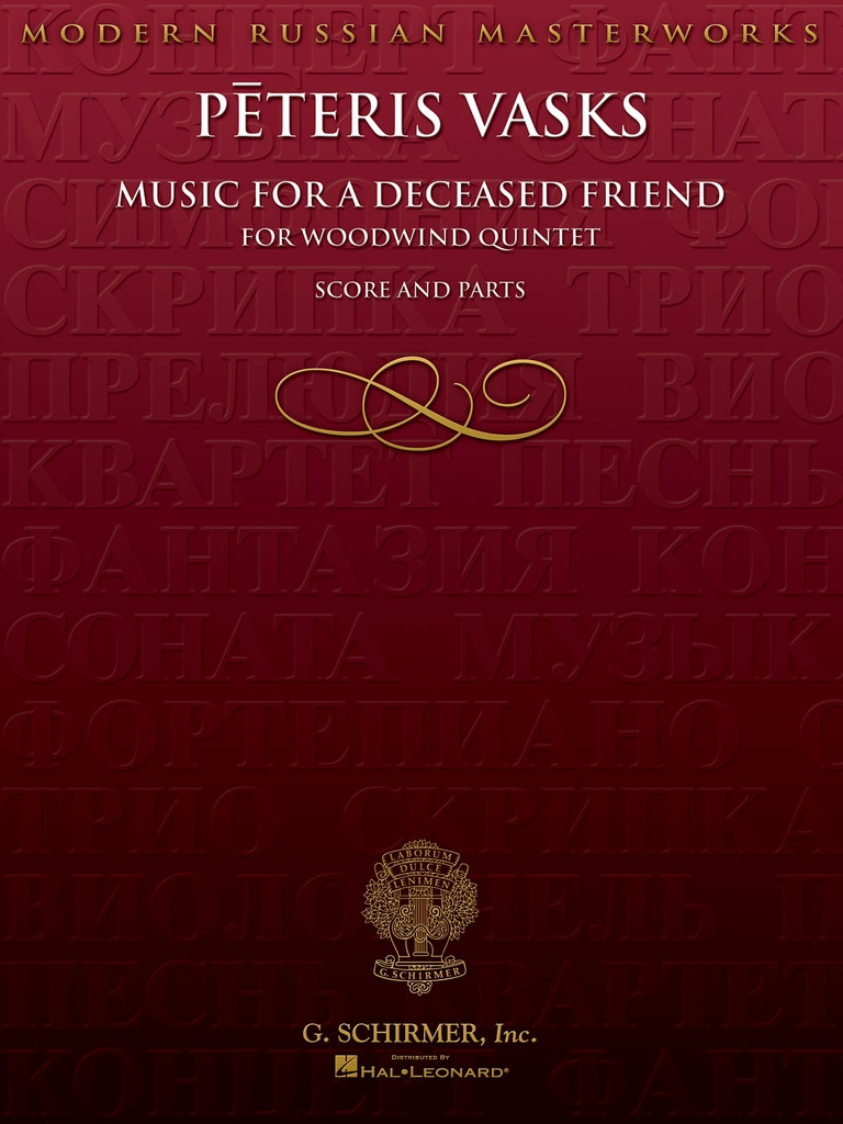 Music for a Deceased Friend (Score & parts)