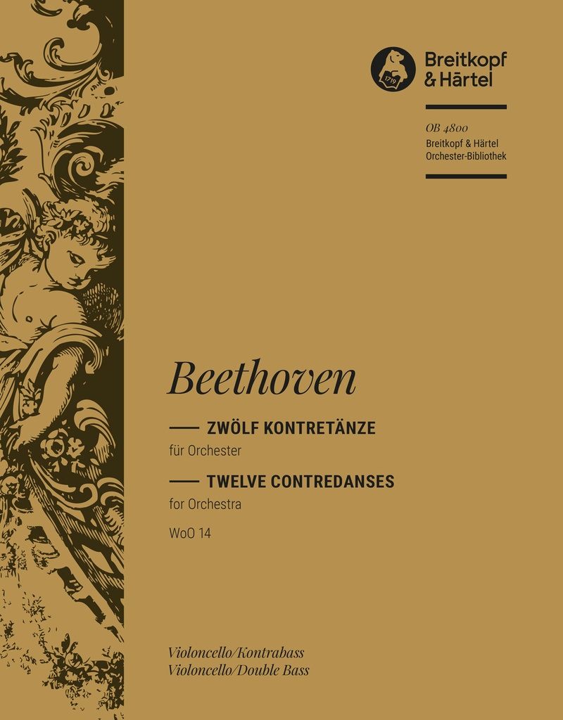 12 Contredanses, WOo.14 (Cello/double bass)