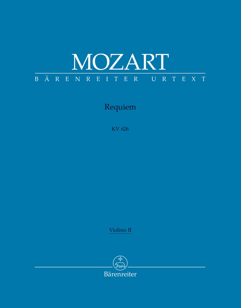 Requiem, KV.626(Violin 2 part)