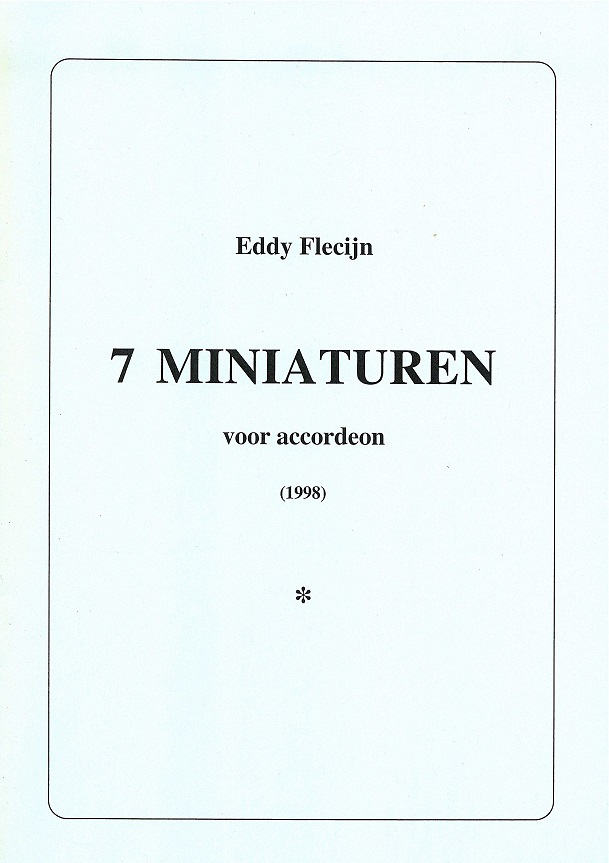 7 Miniaturen voor Accordeon