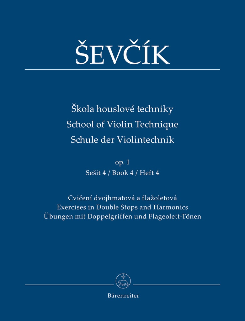 School of Violin Technique, Op.1 - Vol.4
