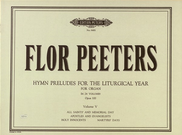 Hymn Preludes for the Liturgical Year, Op.100 - Vol.5