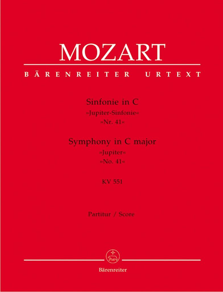 Symphony No.41 in C Major, K.551 - Jupiter symphony (Full score)