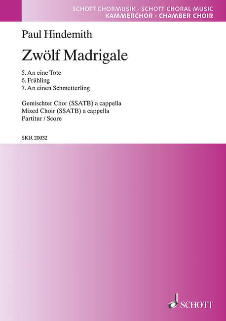 12 Madrigals - Heft 2