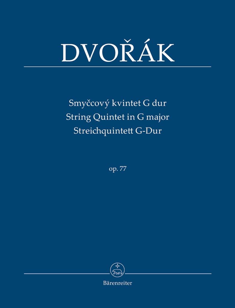 String Quintet in G major, Op.77 (Study score)