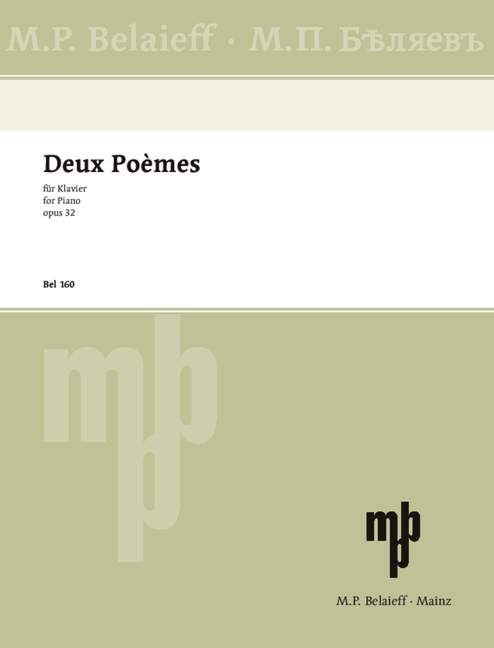 2 Poèmes, Op.32