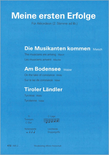 Meine Ersten Erfolge - 2 (With 2nd part ad lib.)