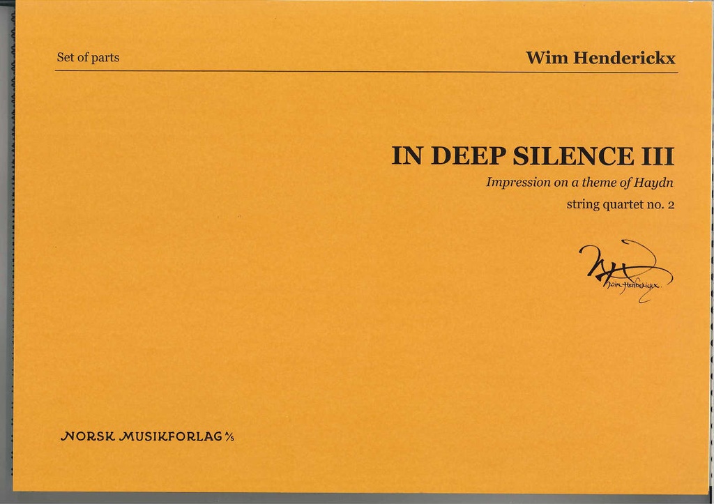 In Deep Silence - III (Parts)