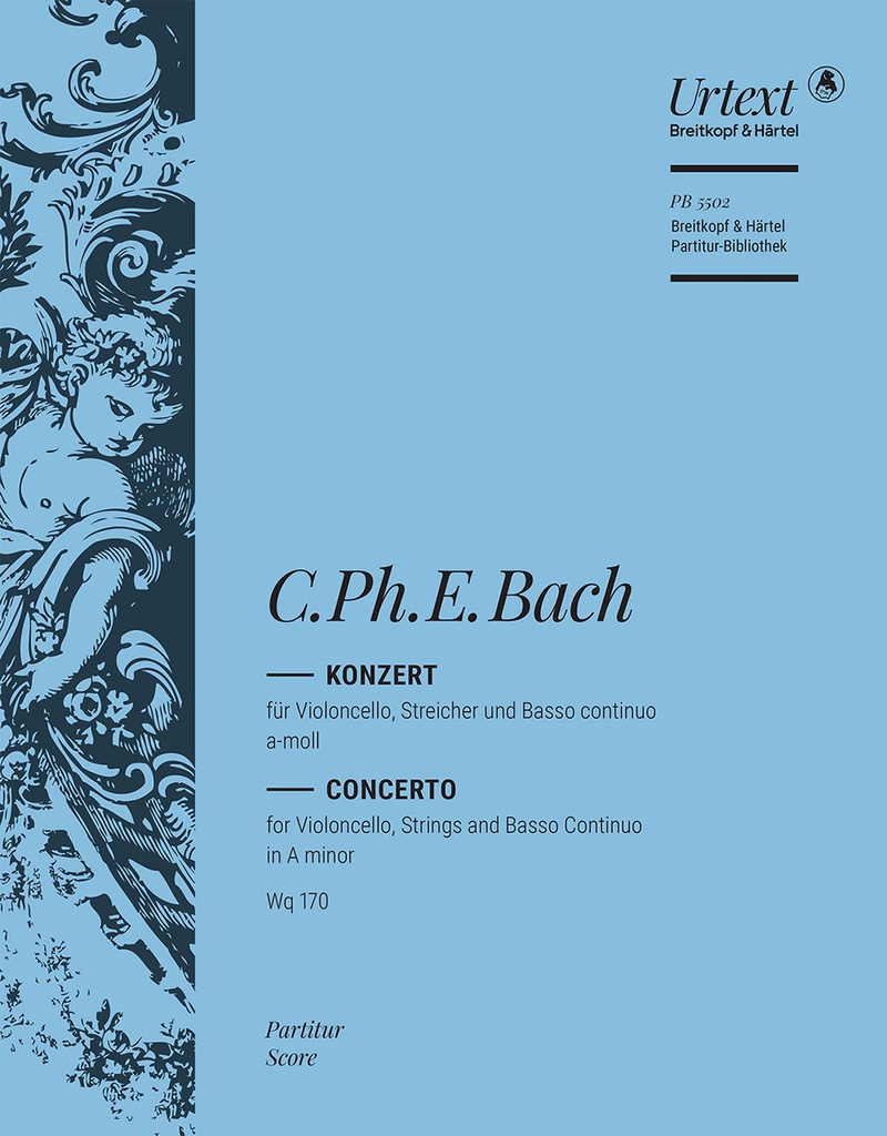 Violoncello Concerto in A minor, Wq.170 (Full score)