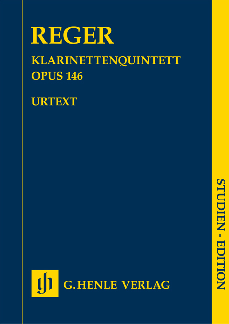 Clarinet Quintet in A major, Op.146 (Study score)