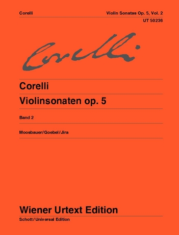 12 Sonatas, Op.5 - Vol.2 (Wiener Urtext)