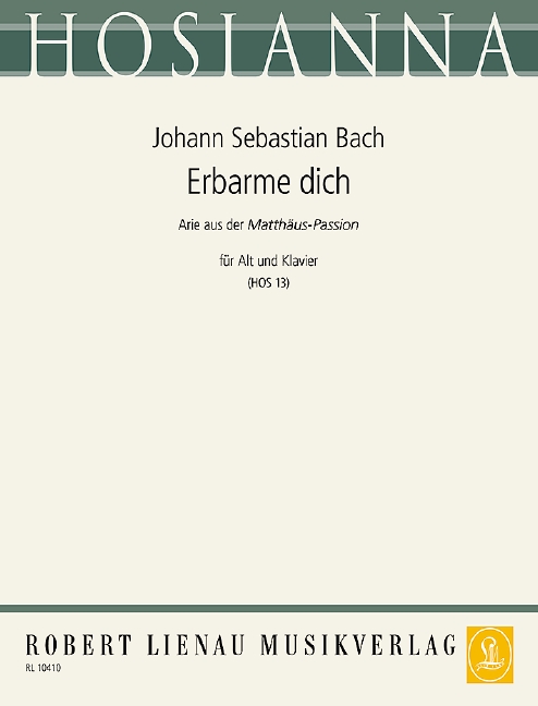 Erbarme Dich (From Matthauspassion)