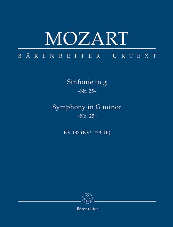 Symphony No.25, KV.183 (Study score)