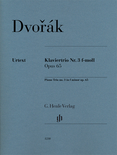 Piano Trio No.3 in f minor, Op.65 (Score & parts)