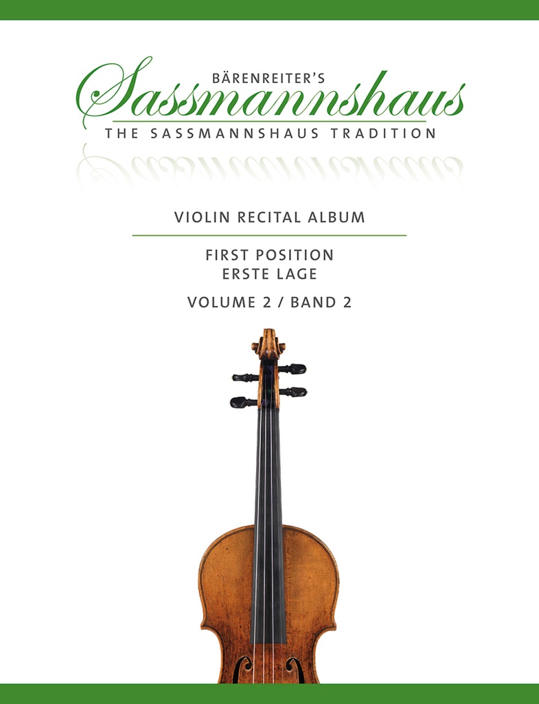 Sassmannshaus Violin Recital Album - Vol.2 (First position)