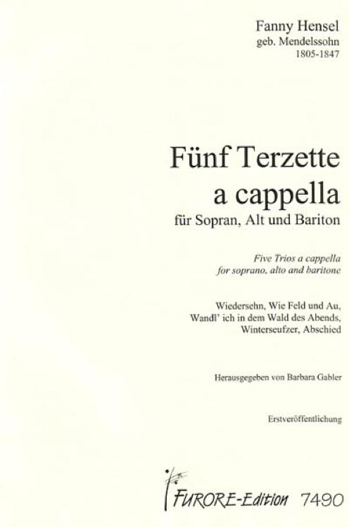 5 Terzette (Soprano, Alt, Bariton)