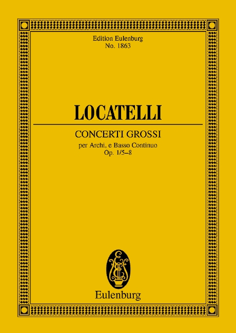 12 Concerti grossi, Op.1 (Study score) (Concerti grossi 5 - 8)