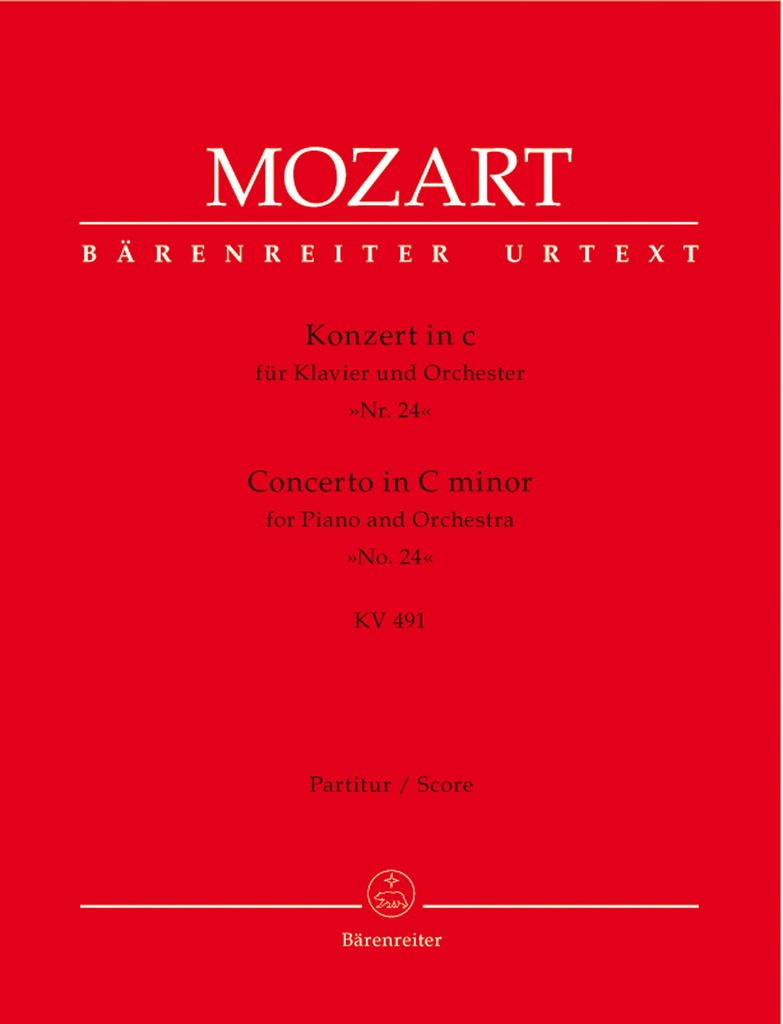 Concerto No.24 C minor K.491 (Full score)